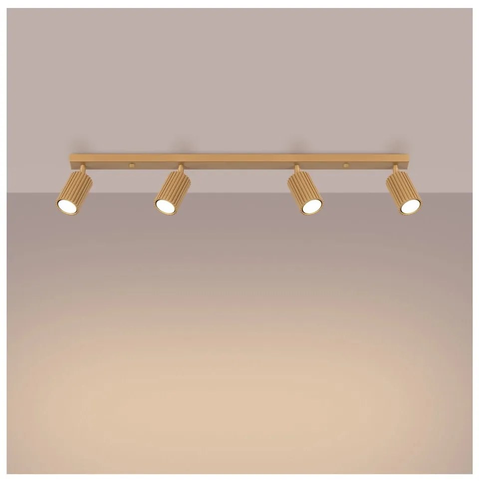 Spot auriu 6,5x81 cm Gleam – Sollux