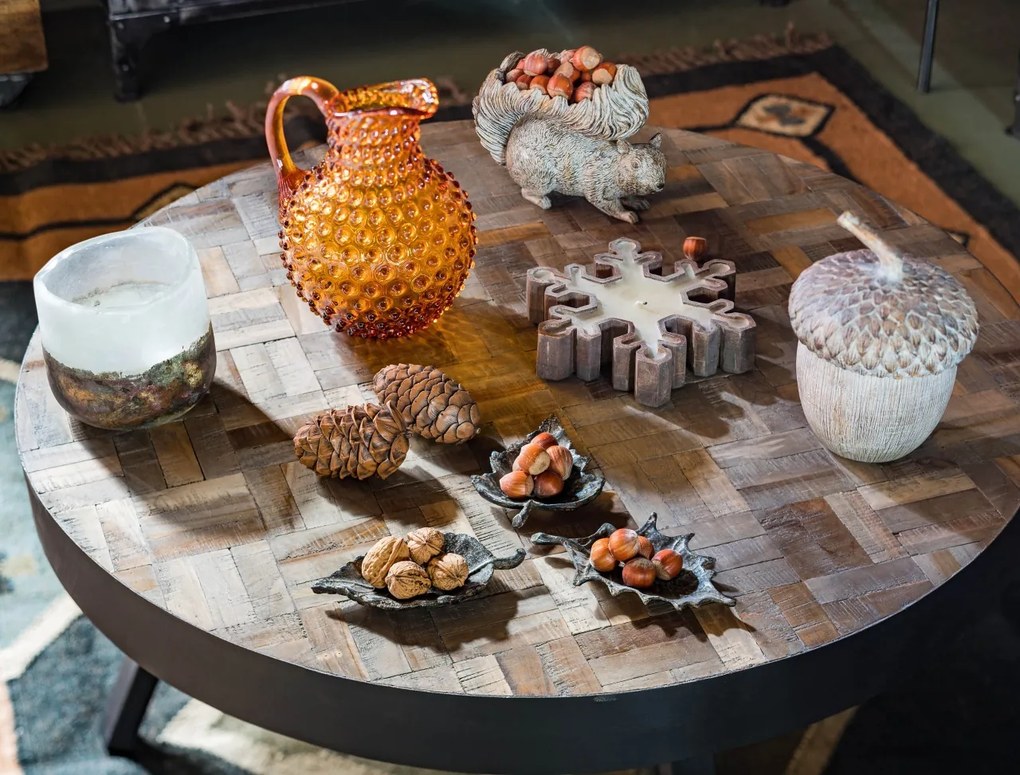 Cutie decorativa in forma de ghinda