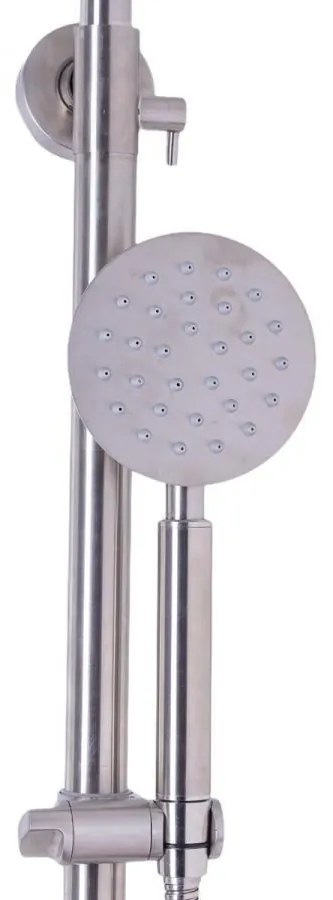 Coloană Duș din Inox Satinat Model N/LY001 – Design Modern și Durabil pentru Baia Ta