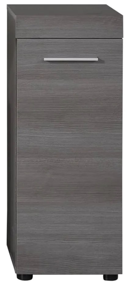 445428 Trendteam Dulap de podea pentru depozitare Runner, argintiu fumuriu