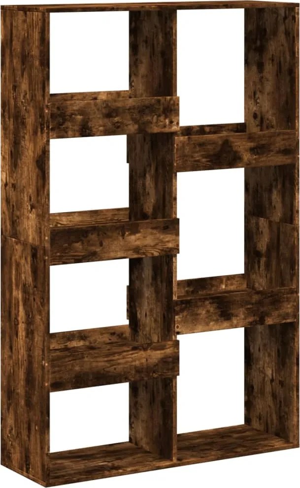 vidaXL Bibliotecă, stejar fumuriu, 100x33x155,5 cm, lemn prelucrat