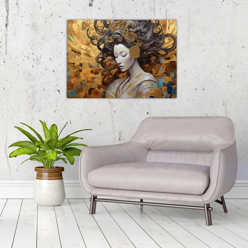 Tablou pe sticlă - Luminozitate (70x50 cm)