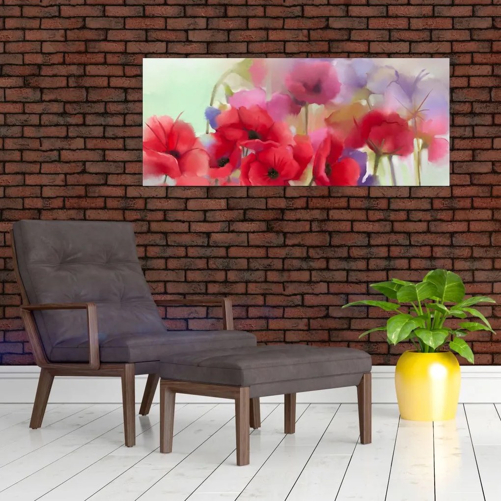 Tablou - Maci (120x50 cm)