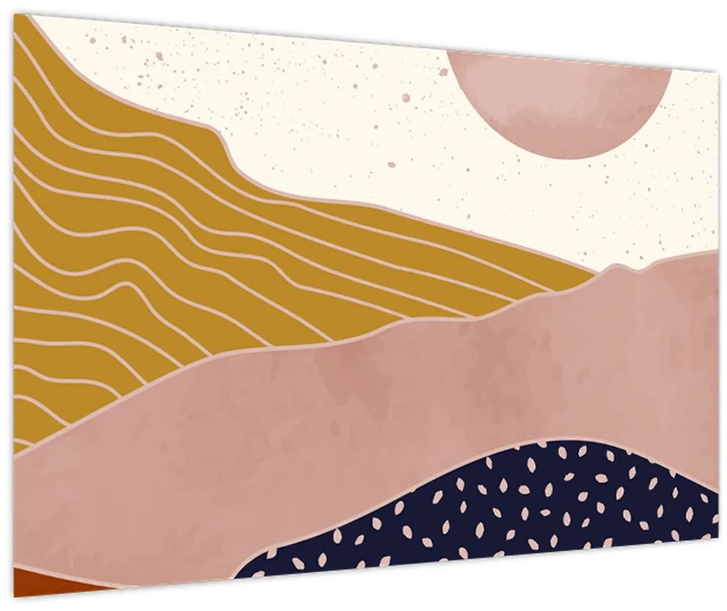 Tablou - Muntele de design Spacefrog N⁰3 (90x60 cm)