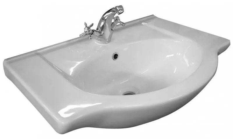 Dulap inferior Nerva 65 cm cu lavoar, ulm Rauna
