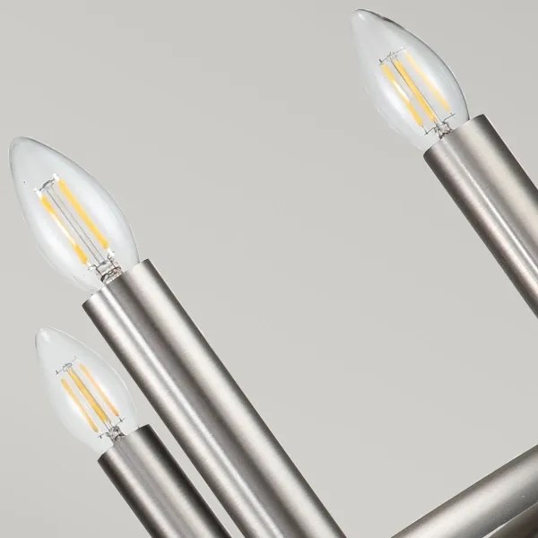 Kichler KL-CAPITOL-HILL6-BN – Lustru suspendat pe lanț CAPITOL HILL, 6xE14/40W/230V, crom