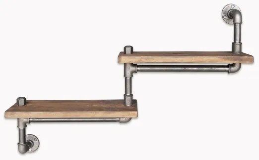 Etajeră de perete BORURAF 35x75 cm molid