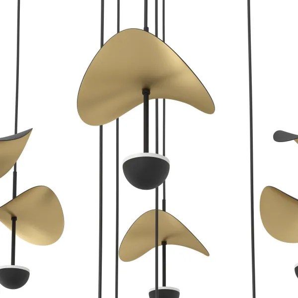 Lustră LED dimabilă pe cablu Eglo 390339 DRACERA 10xLED/2,3W/230V d. 58 cm