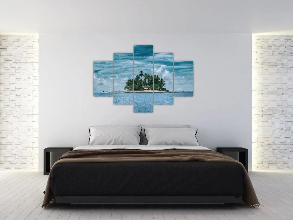 Tablou insula în mare (150x105 cm)