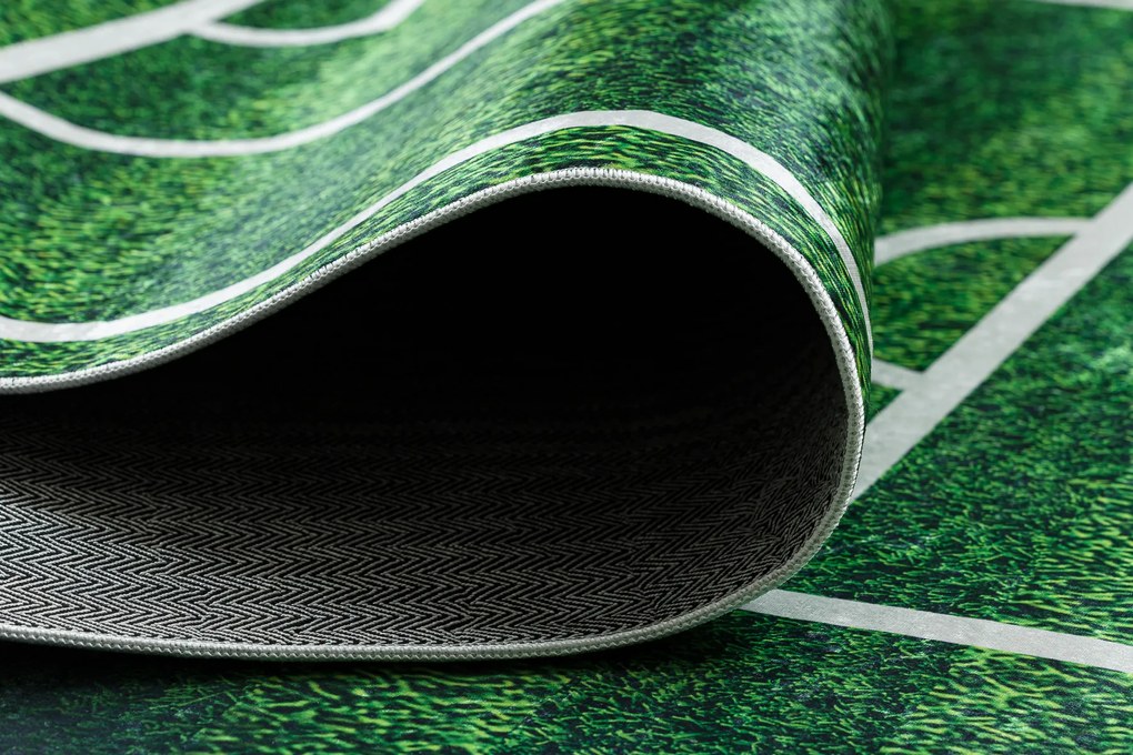 BAMBINO 51760 covor lavabil Teren, fotbal pentru copii anti-alunecare - verde