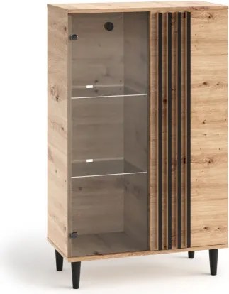 Bufet LIVIA 02 – 80x40x134.5 cm – Stejar Artisan