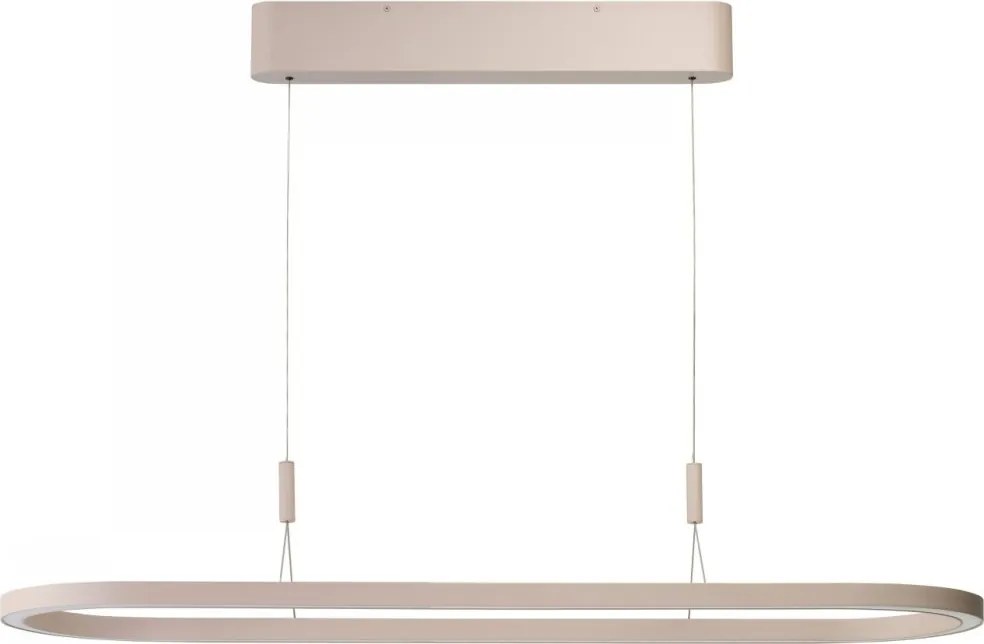 Lustra LED suspendata design modern LAYLA bej 3000K DIMM