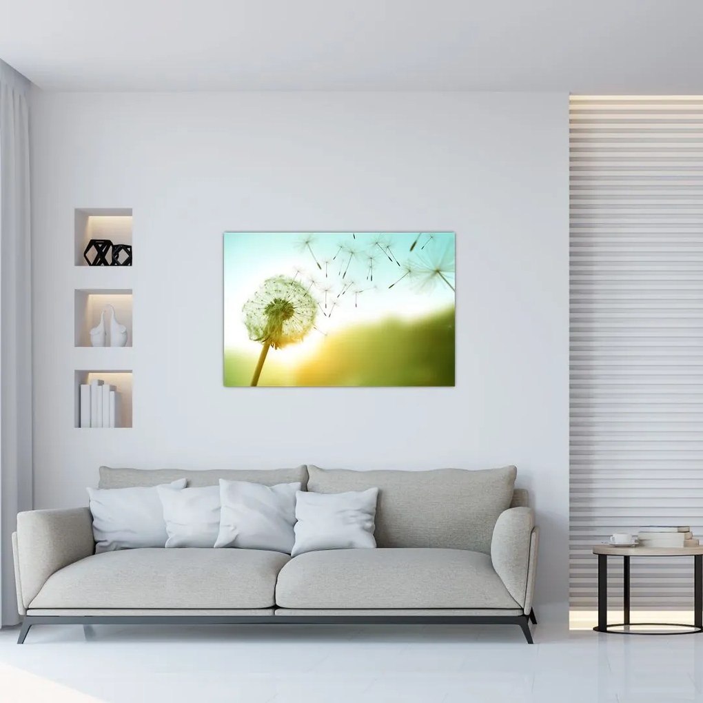 Tablou - Păpădia în vânt (90x60 cm)