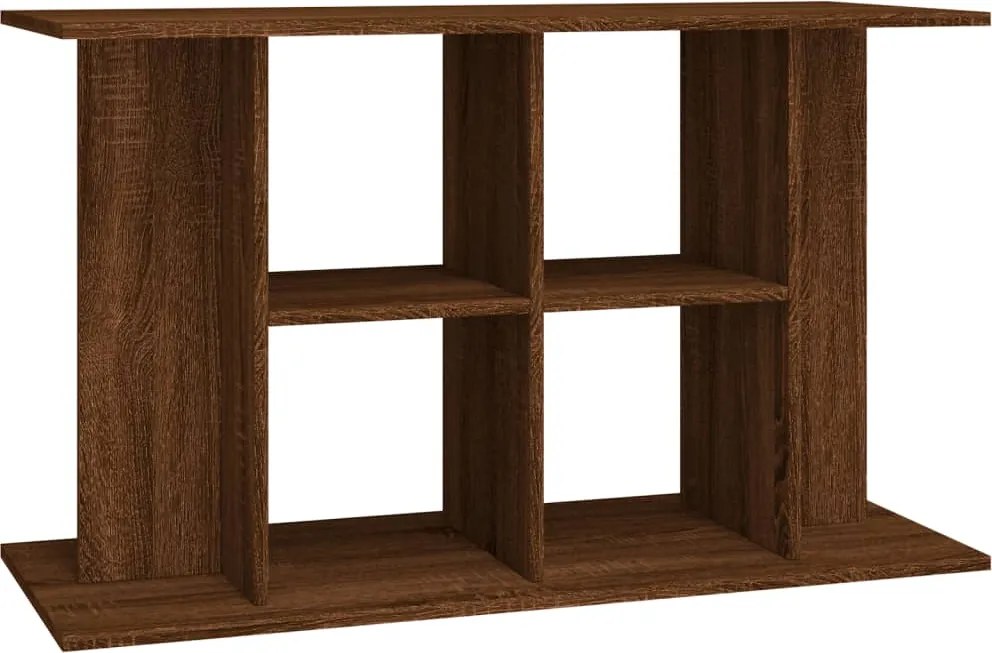 vidaXL Suport acvariu, stejar maro, 100x40x60 cm, lemn prelucrat