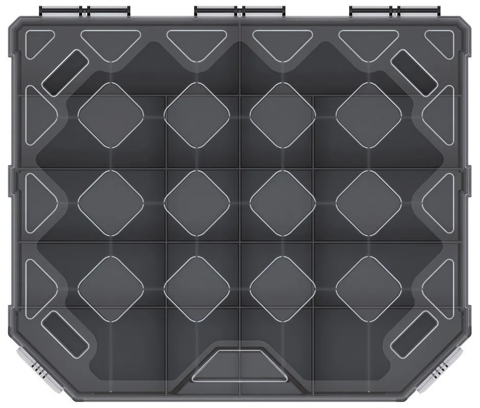 Organizator 28,4 × 24,3 × 4 cm, separatoare, negru