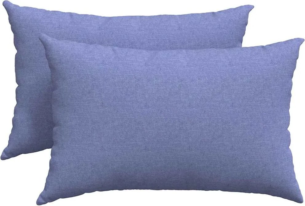 vidaXL Perne pentru canapea 2 pcs Albastru Jeans 60 x 40 cm țesătură