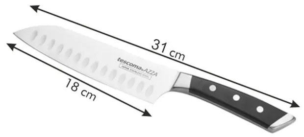 Cuțit japonez Azza Santoku - Tescoma