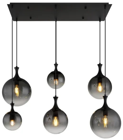 Lustră pe cablu Globo 15885-6H DALTON 6xE27/10W/230V