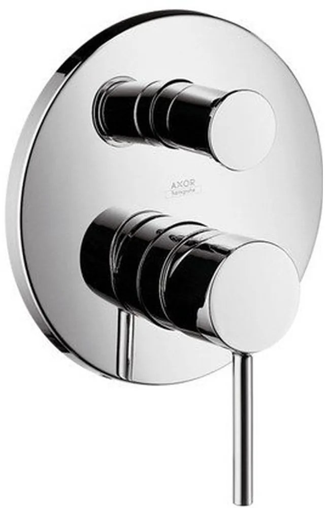 Baterie cada sau dus Hansgrohe Axor Starck incastrata pentru corp ingropat, crom