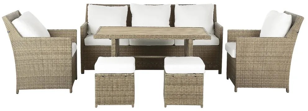 Set mobilier de grădină Francesca (maro). 1078971