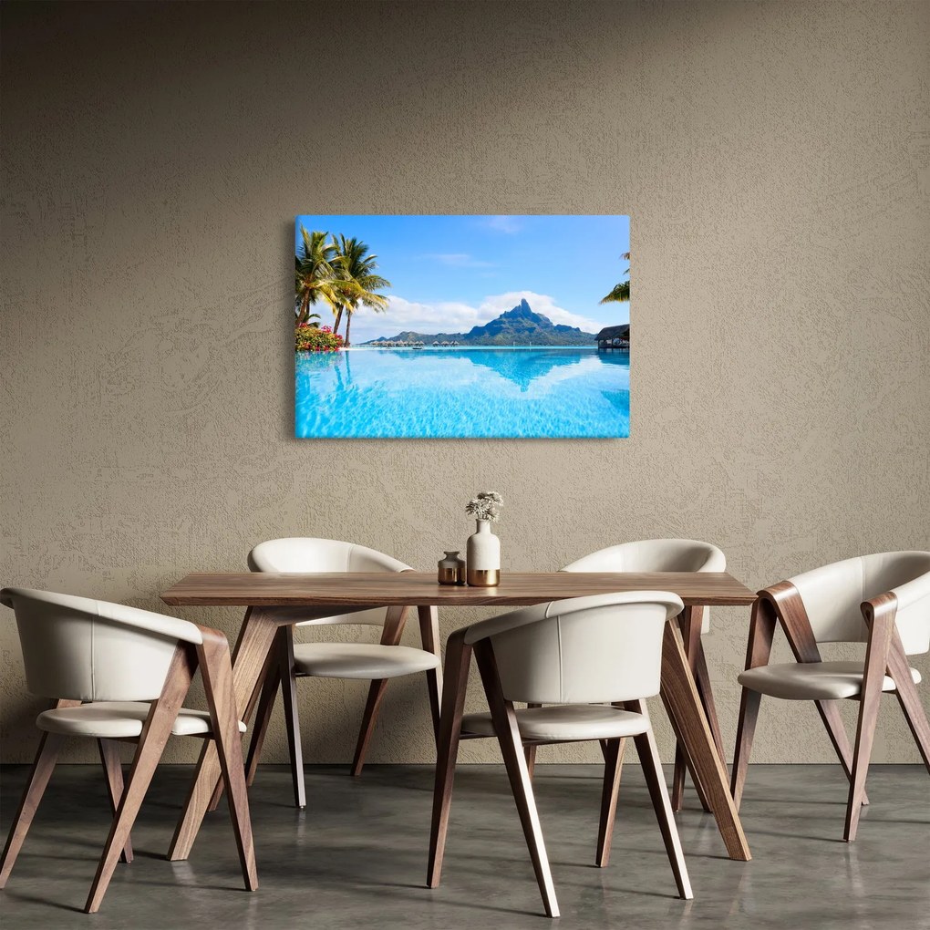 Tablou - Bora-Bora, Polinezia Franceză (90x60 cm)