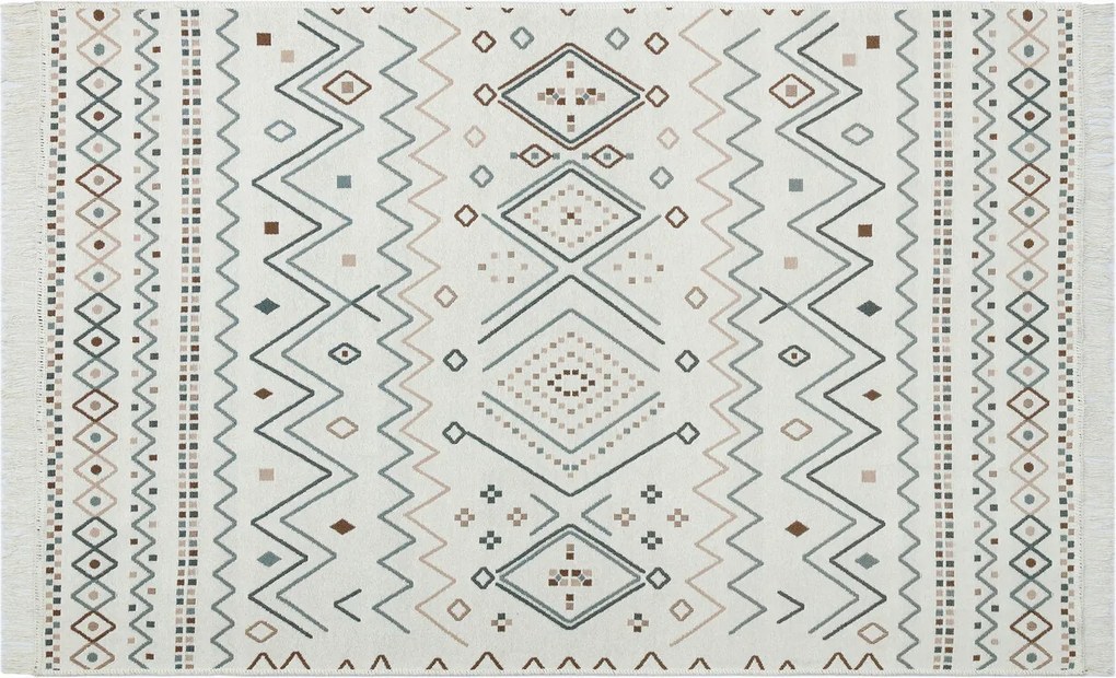 Covor, Ar 05, 80x150 cm, Bej / Albastru / Nurcă