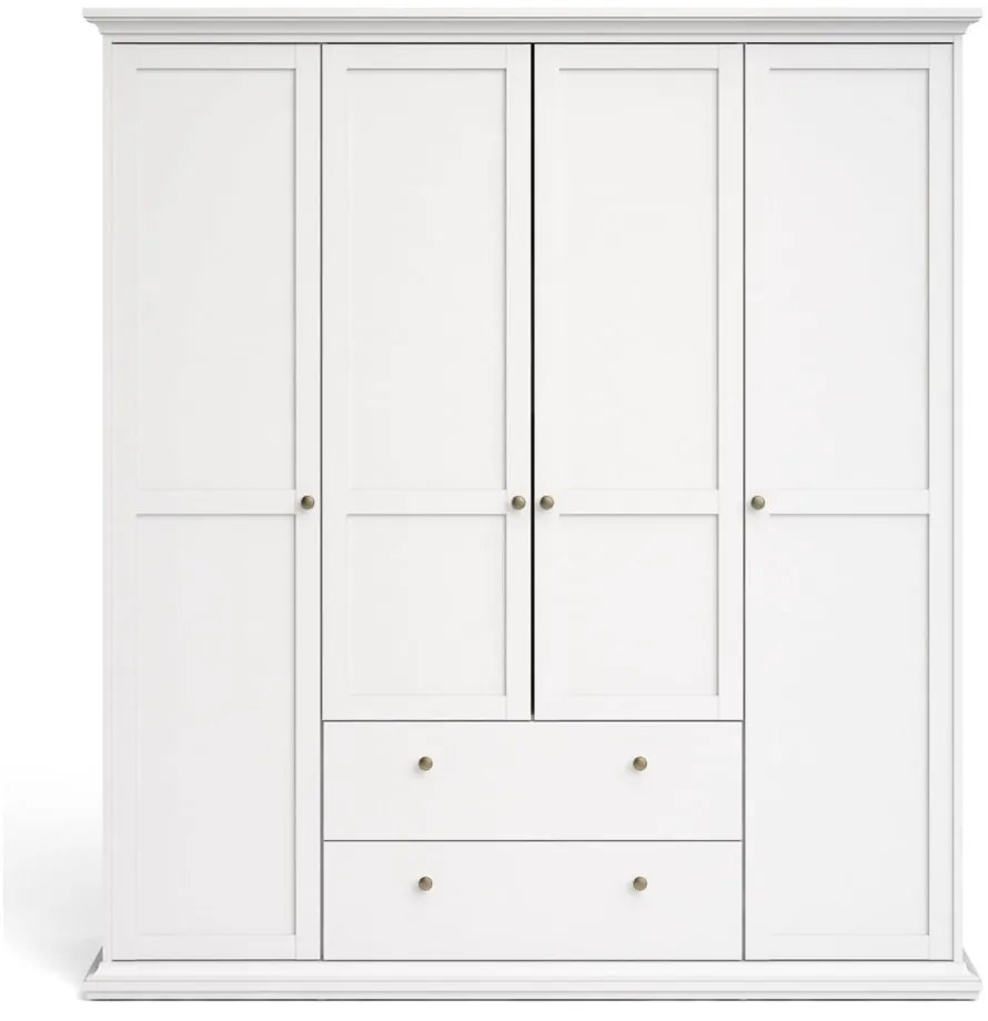 Șifonier alb 181x201 cm Paris – Tvilum