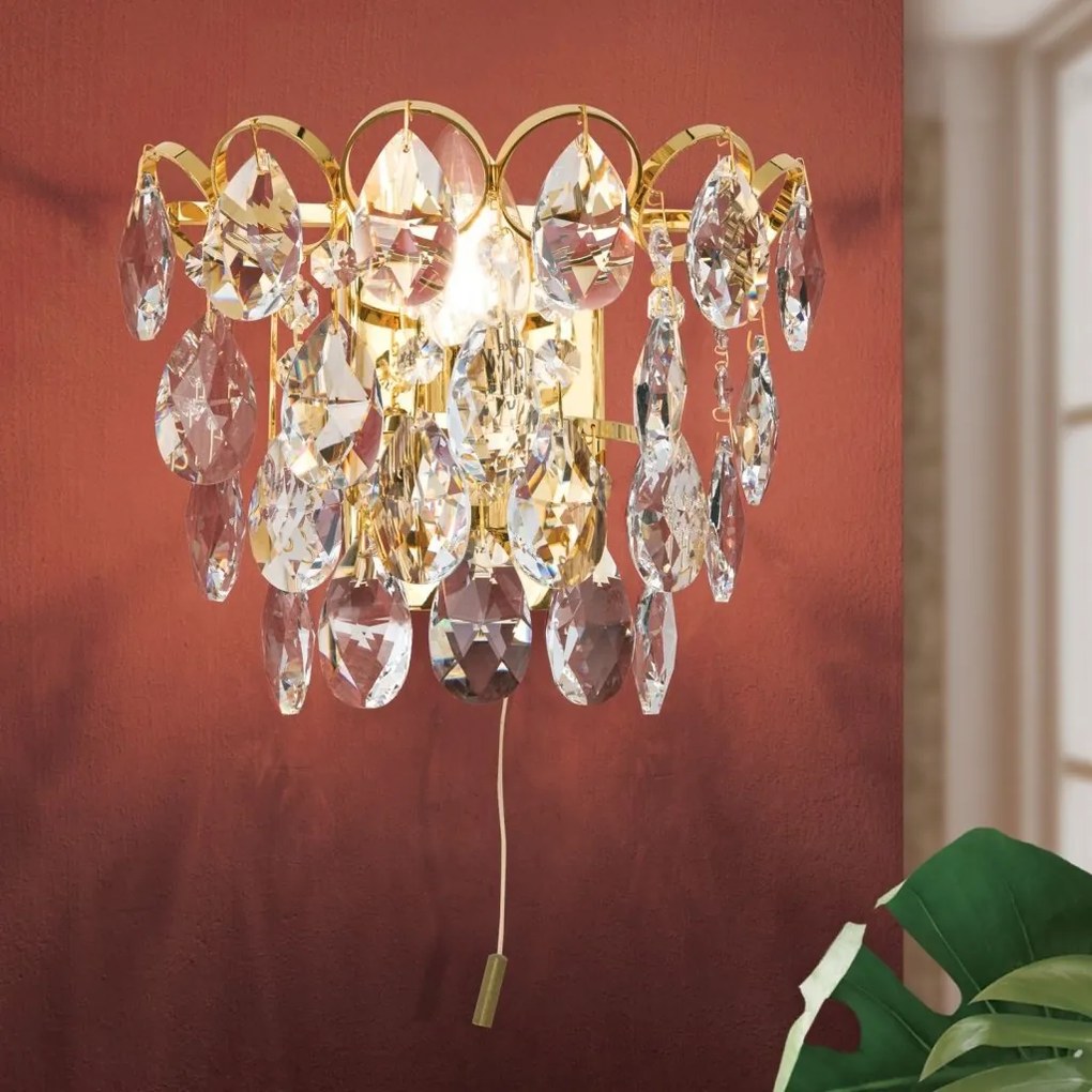 Aplica de perete cristal Swarovski KRISTALL KLASSISCH auriu