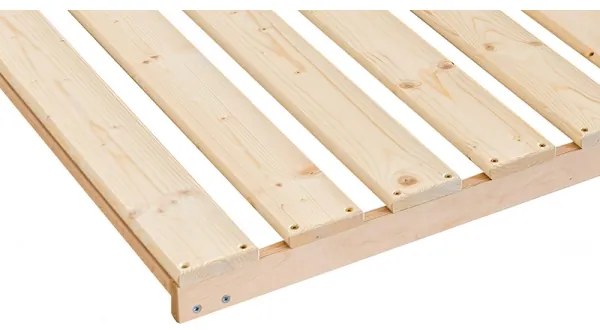 Somier fix LUNDE 90x200 cm, lame solide