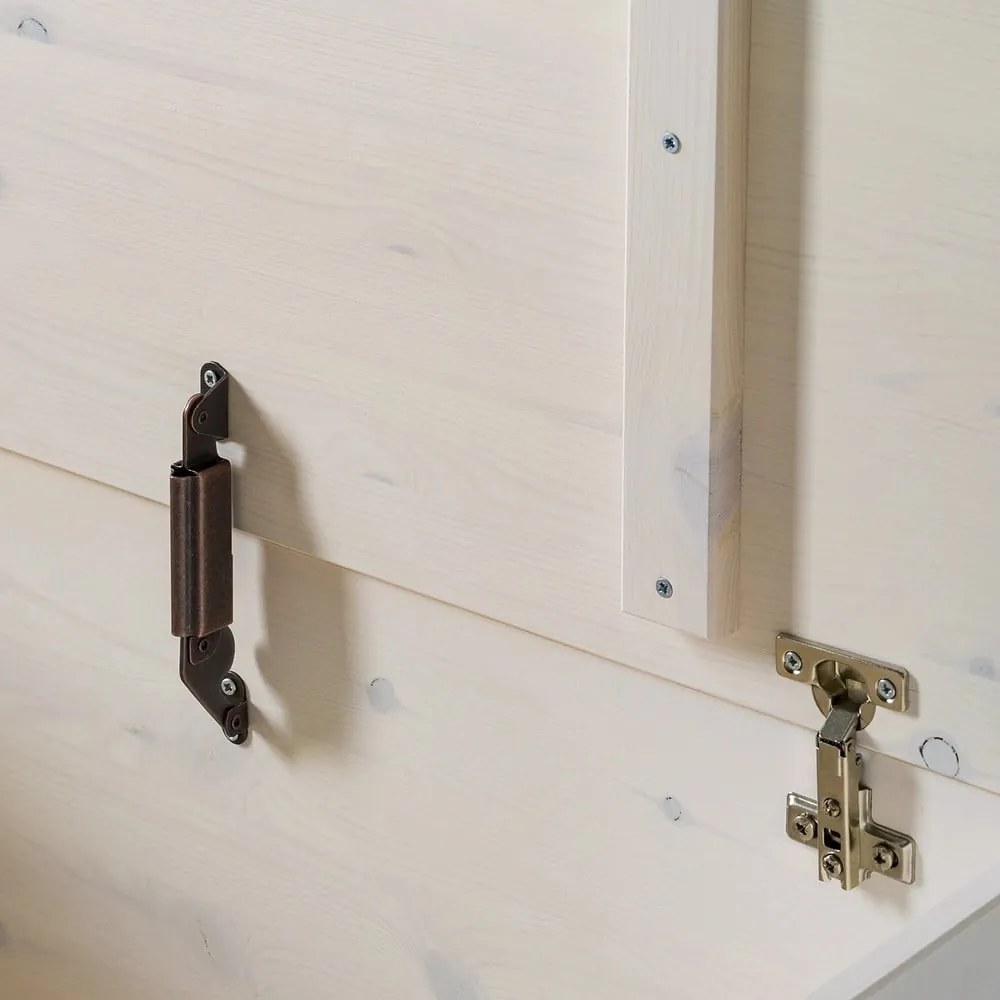 Cufăr alb din lemn de pin 80x45 cm Anita – Støraa