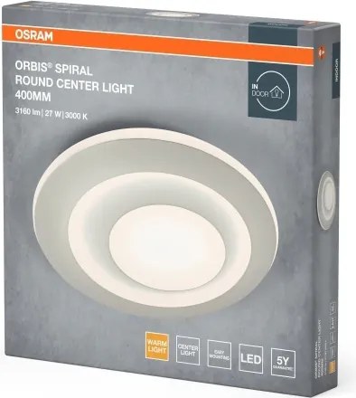 Osram - Plafonieră LED ORBIS SPIRAL LED/27W/230V, Ø 40 cm, albă