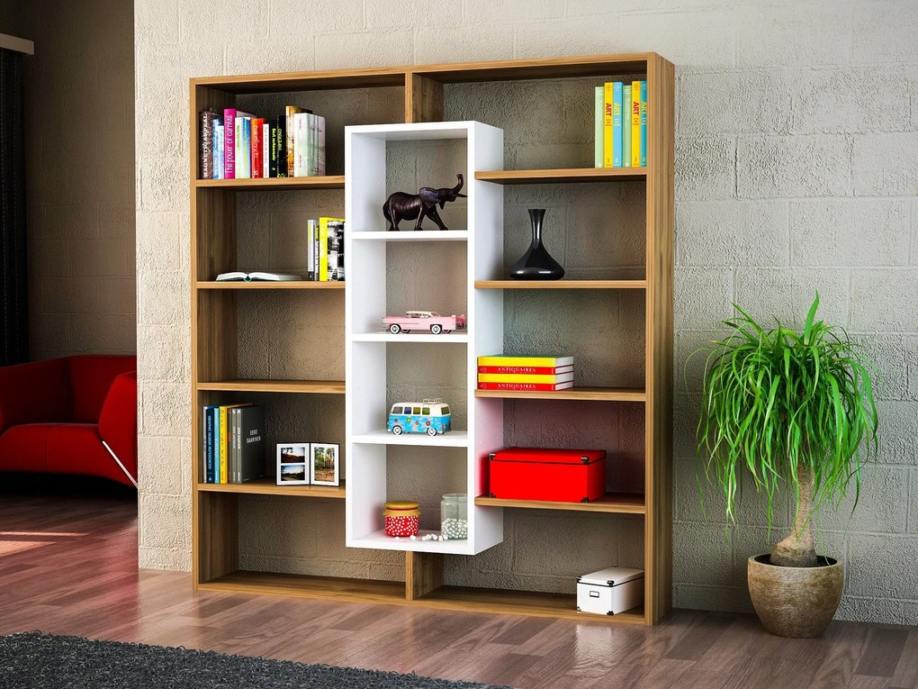 Raft Ample - Walnut, White