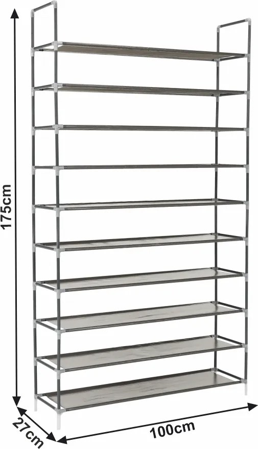 Pantofar 10 rânduri, gri, FILOU