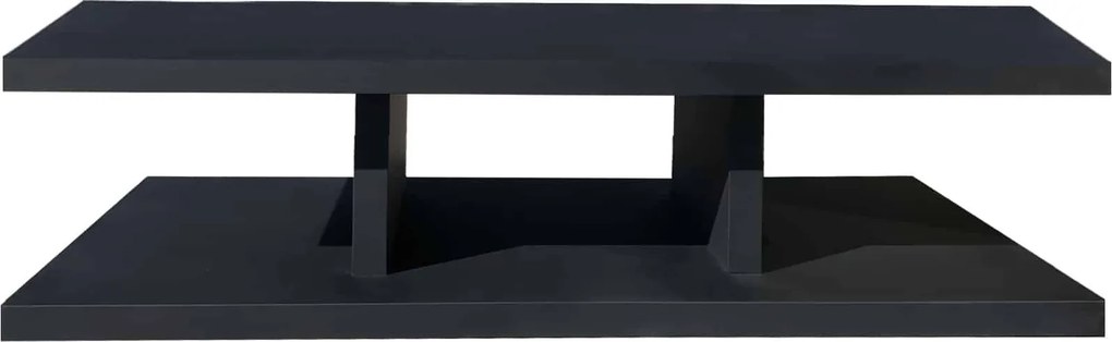 Masă stejar masiv Cafea Antracit 150/, 200 × 50 × 46 cm