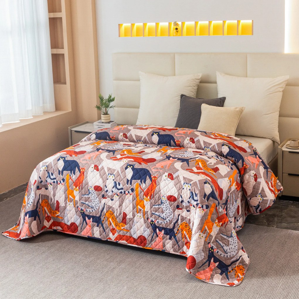 Cuvertura de pat CATMOSPHERE, colorat Dimensiune: 220 x 240 cm