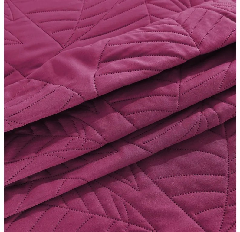 Cuvertura de pat mov LEAVES Dimensiune: 220 x 240 cm