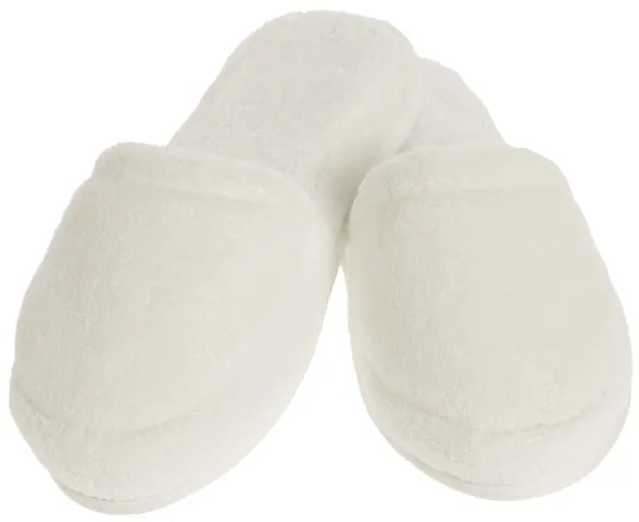 Halat unisex MICRO COTTON în cutie cadou + papuci XXL +  Papuci de casa  (42/44) + cutie cadou Alb / White