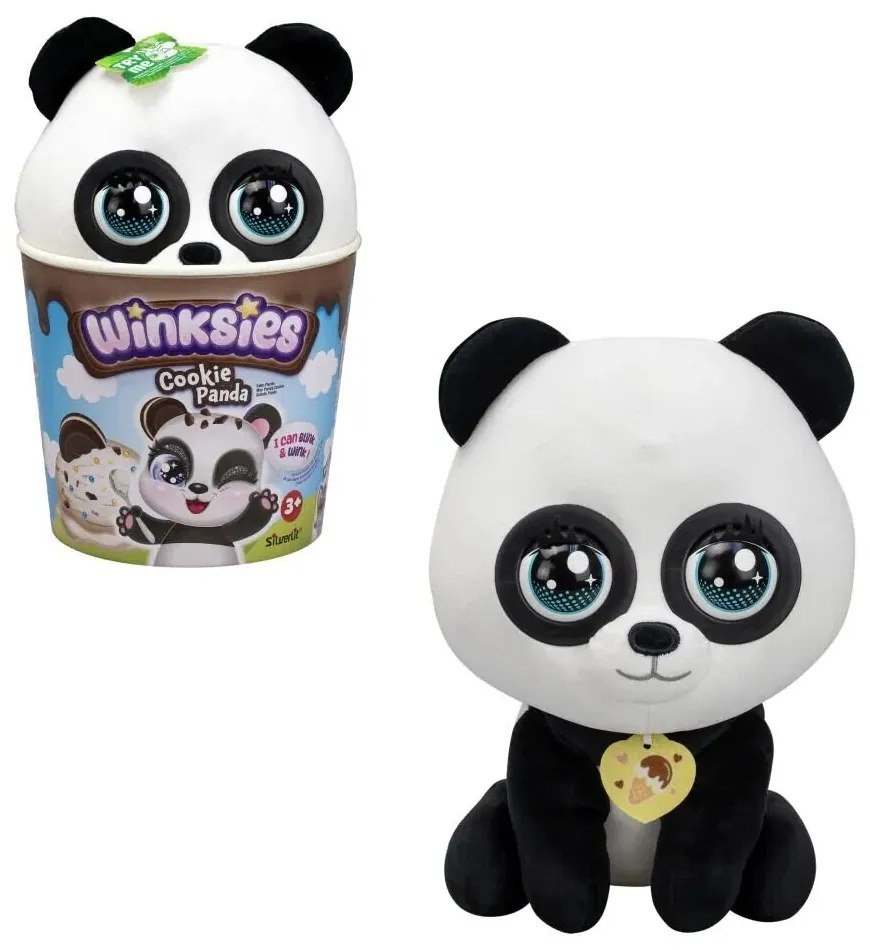 Winksies - Cookie Panda, negru/alb