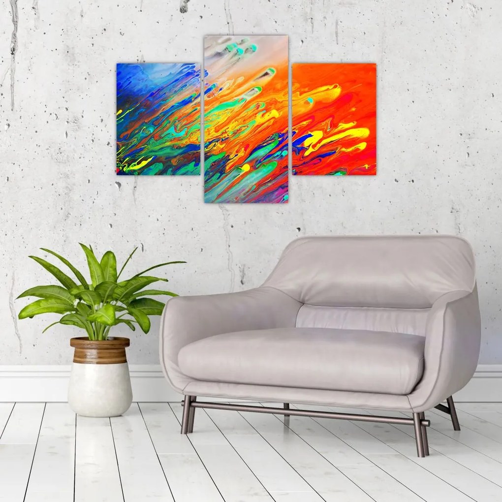 Tablou - Abstract colorat (90x60 cm)