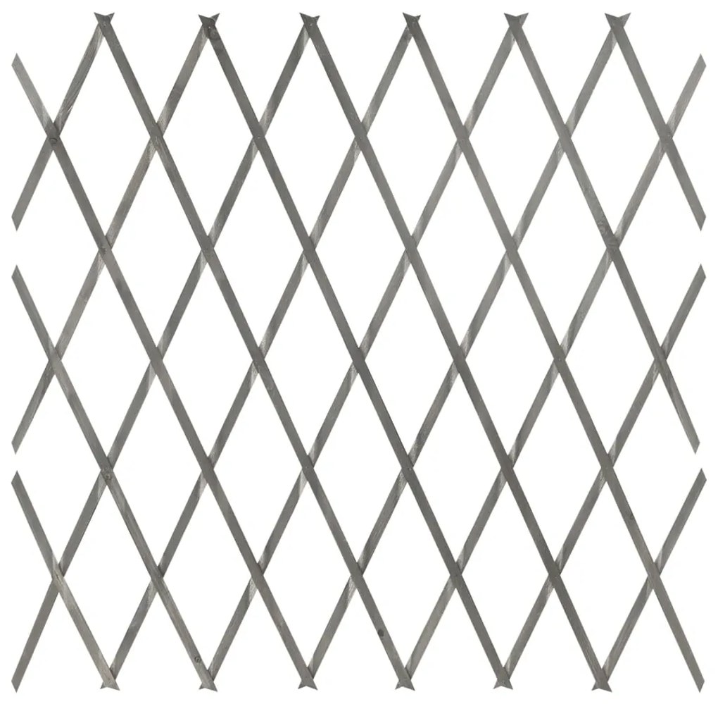 Garduri cu zabrele, 5 buc., gri, 180x80 m, lemn masiv de brad 5, Gri, 180 x 80 cm