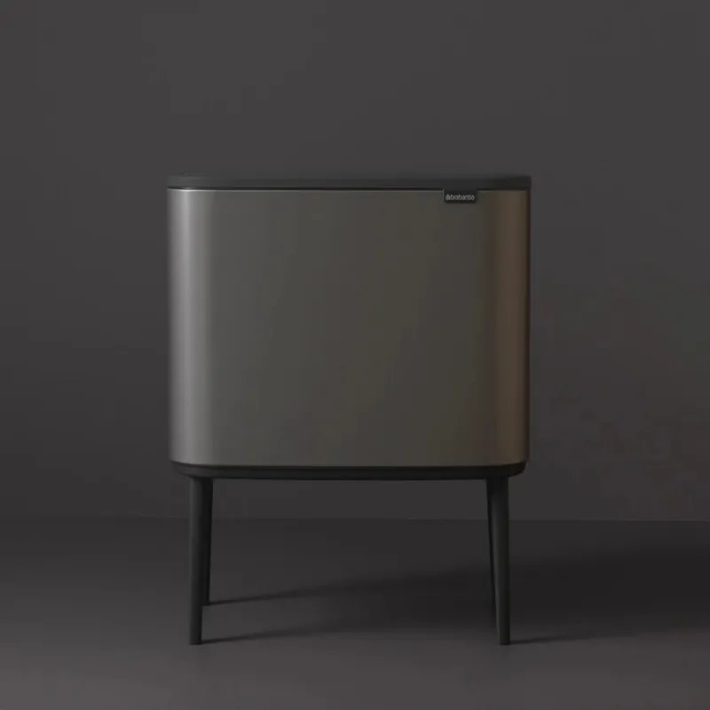 Cos de gunoi Brabantia Bo Touch 651105, 36 l, Deschidere lina si silentioasa, Gri