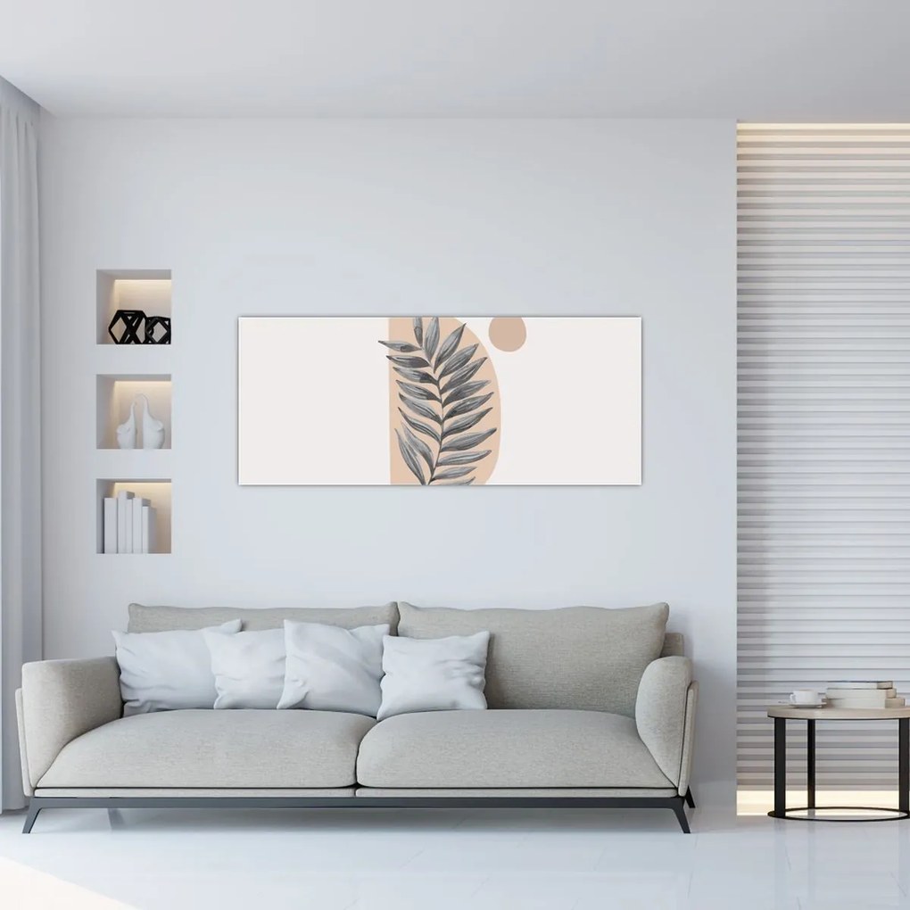 Tablou - Foaie ilustrată N⁰1 (120x50 cm)