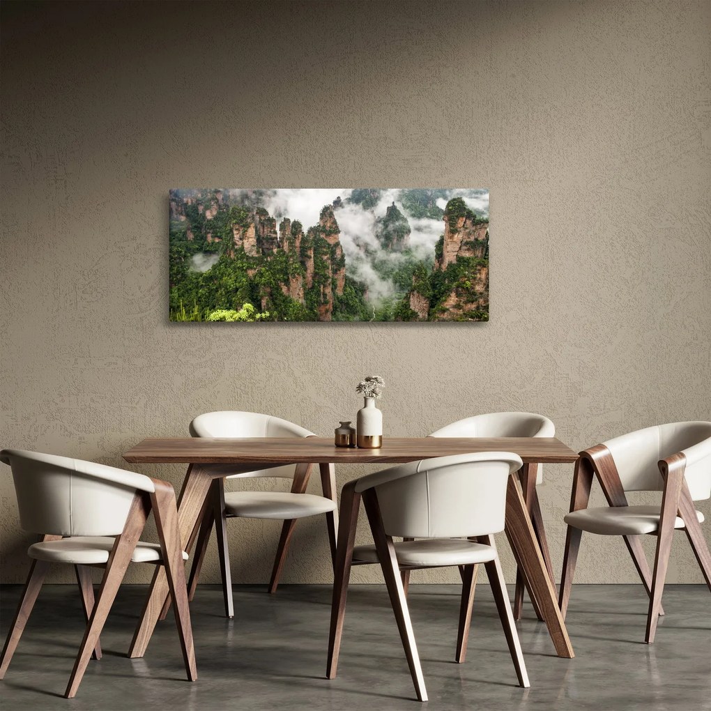 Tablou - Parcul Național Zhangjiajie, China (120x50 cm)