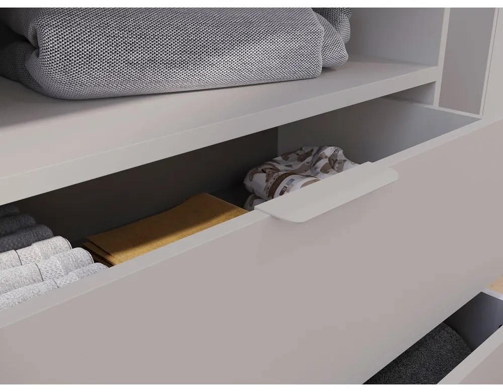 Comodă de copii crem 115x92x54 cm Alkmaar – Germania