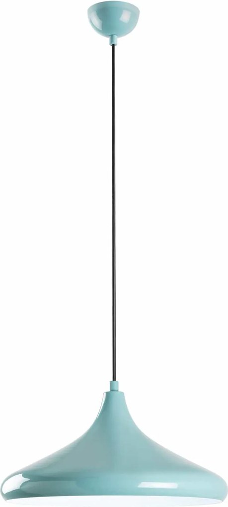 Lustra EYSAN, turcoaz, metal, 35x27-116 cm