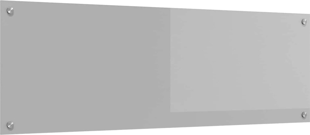 vidaXL Panou de bucătărie Gri deschis 120 x 40 cm sticlă securizată
