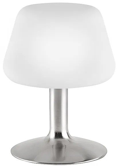 Lampă de masă din oțel cu dimmer tactil în 3 trepte incluzând LED - Tilly