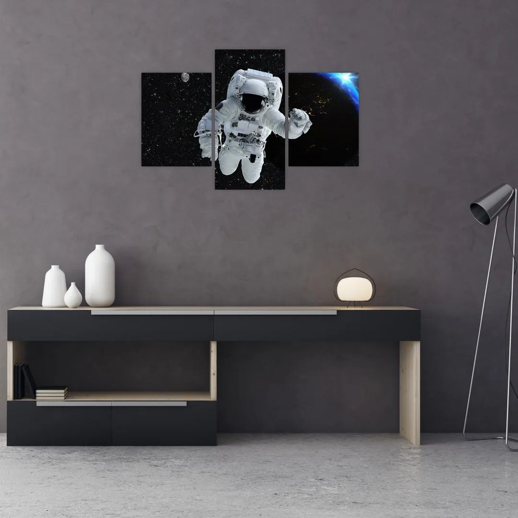 Tablou - Astronaut în Cosmos (90x60 cm)