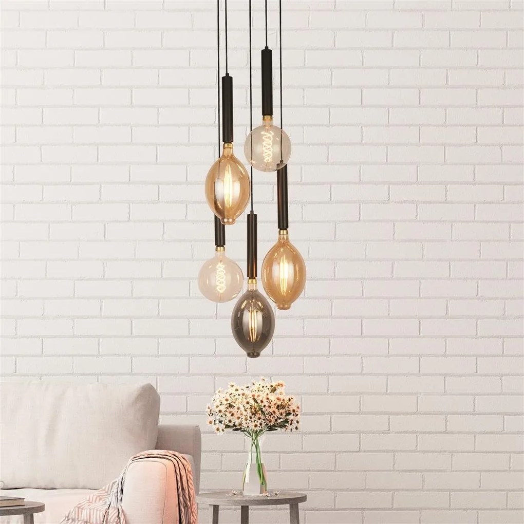 Lustra cu 5 pendule design minimalist Dulwich