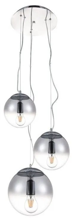 Lustra design modern 40cm Iris 3 crom ZZ AZ3104